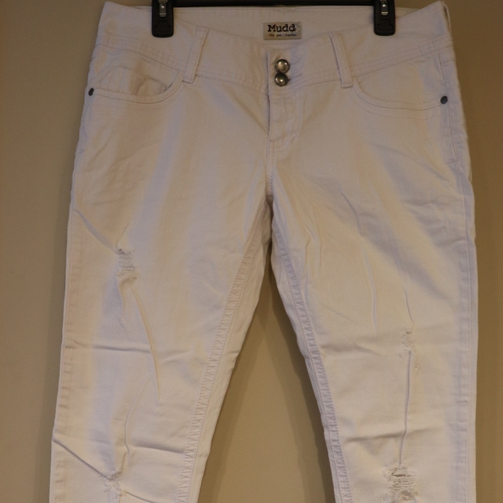 Mudd white 3/4 pants
